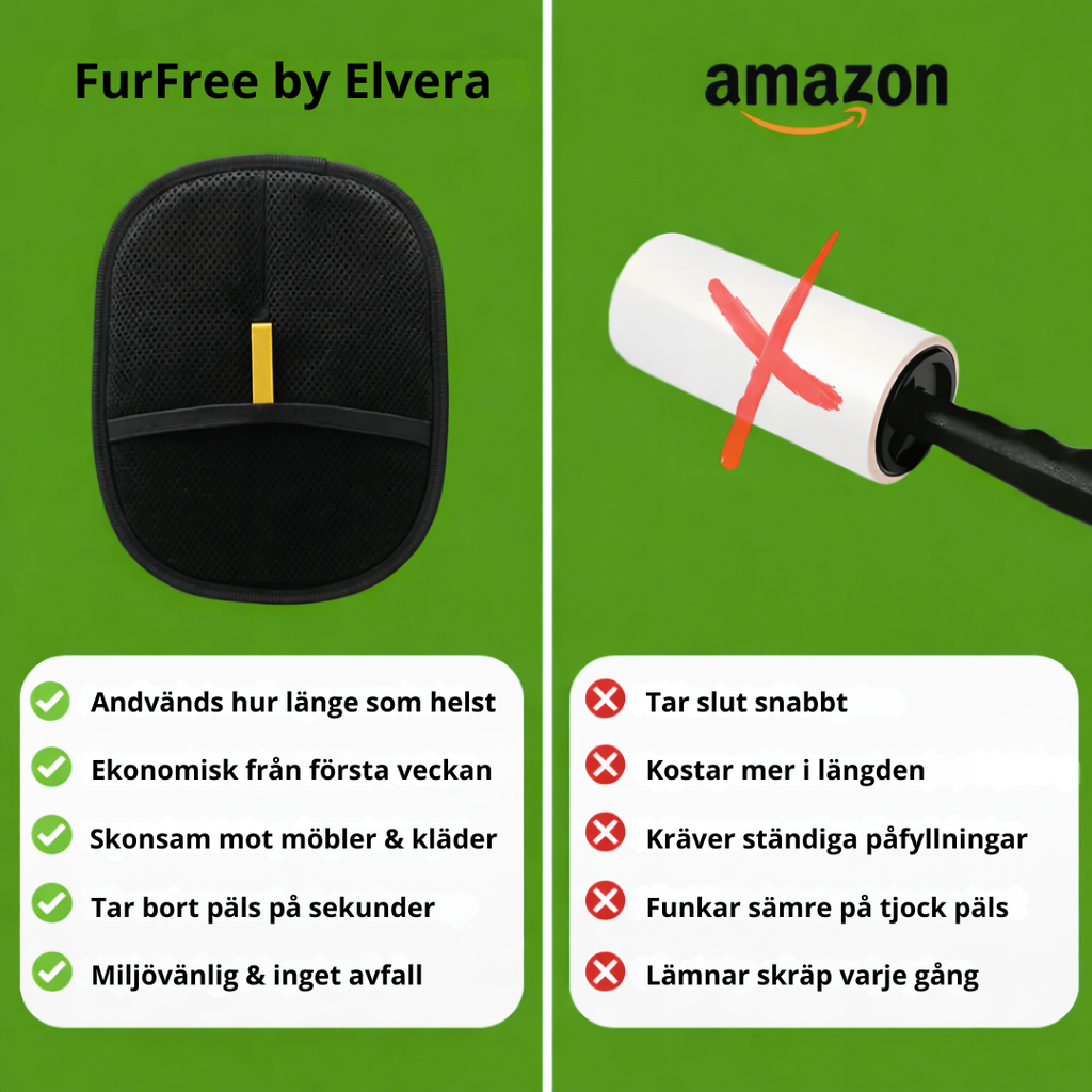 FurFree™ marknadens bästa pälsborttagare