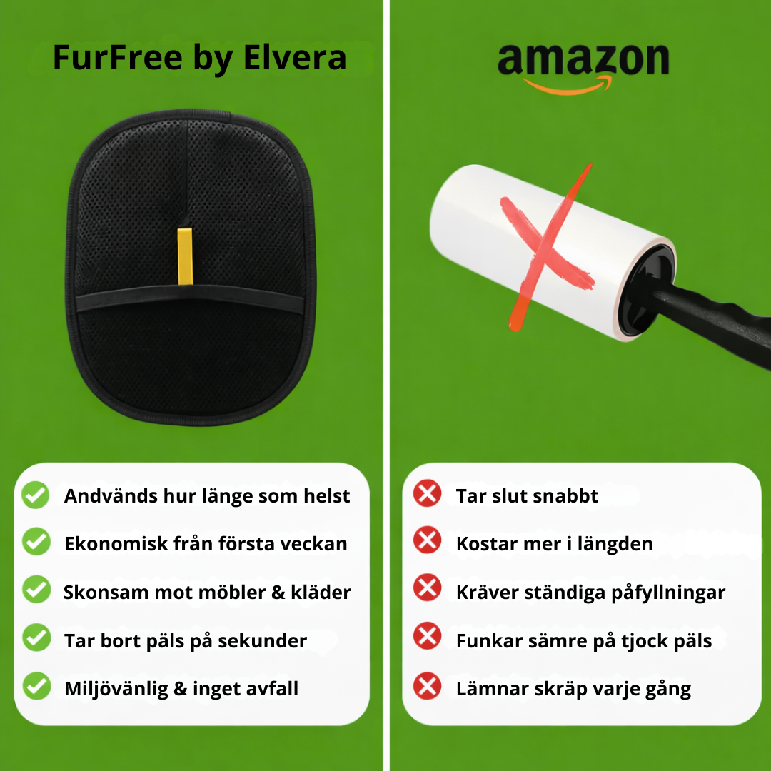 FurFree™ marknadens bästa pälsborttagare
